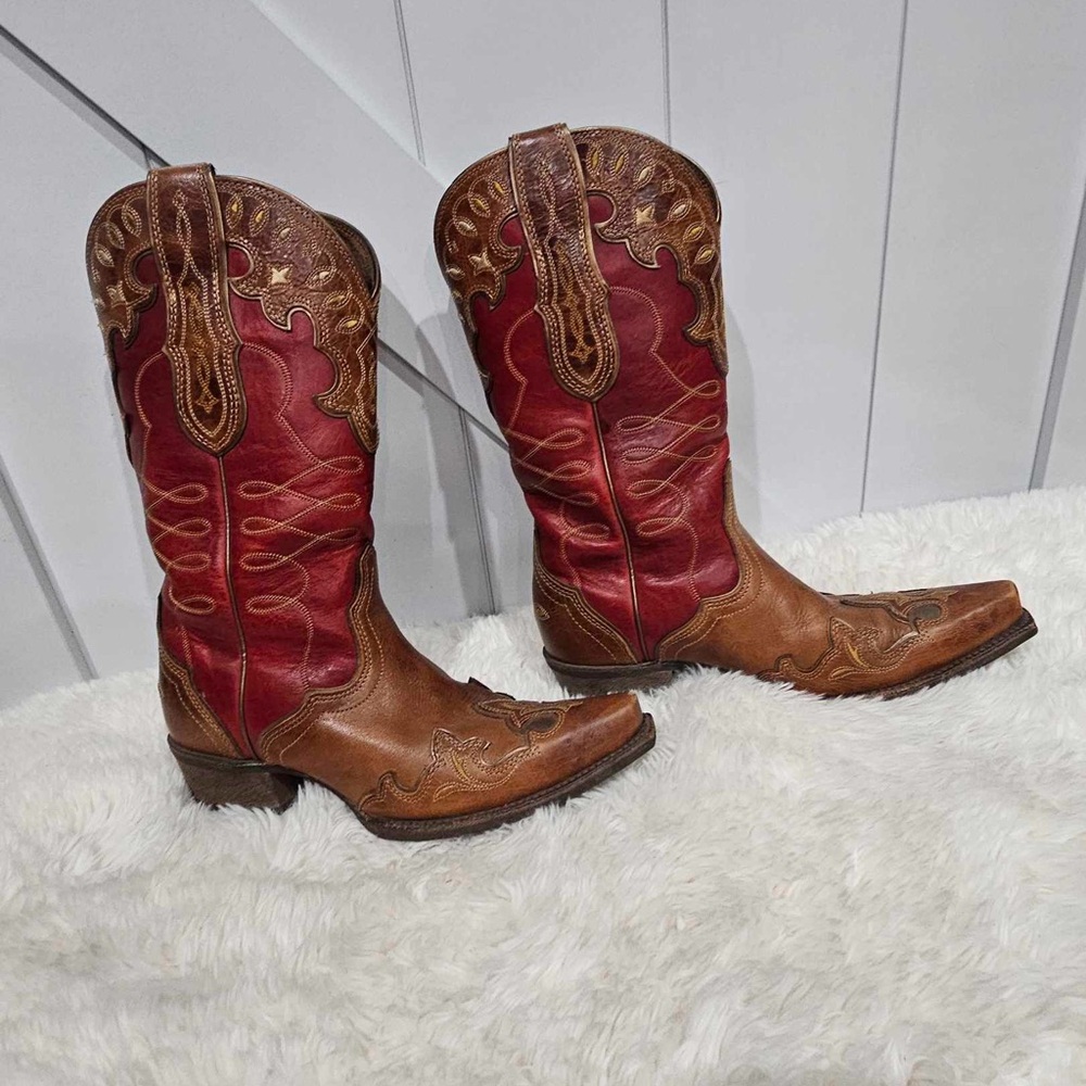 Red Ariat Cowgirl Boots